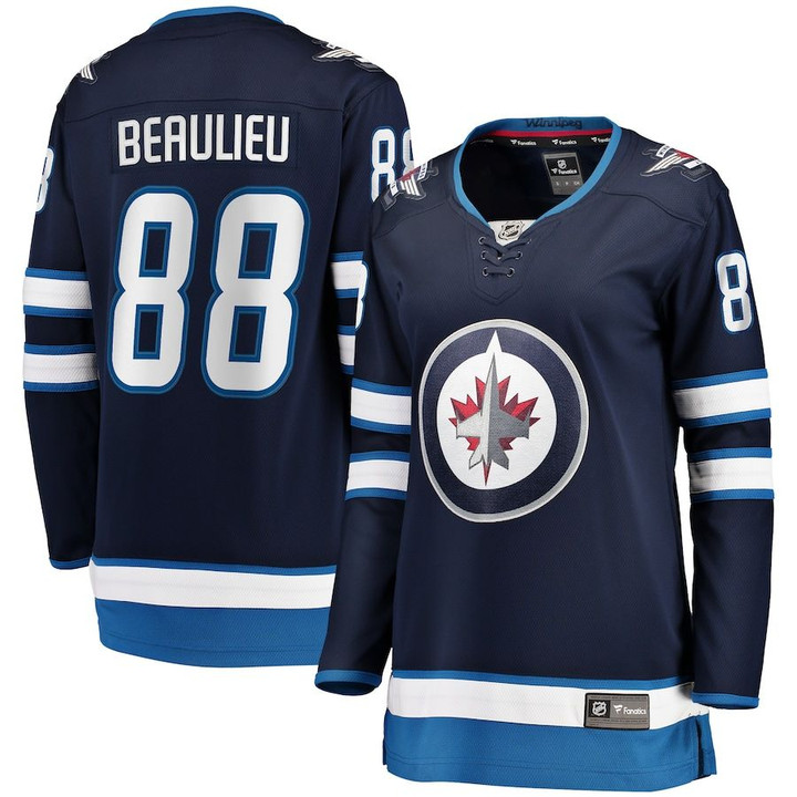 Nathan Beaulieu Winnipeg Jets Fanatics Branded Women's Home Breakaway Player Jersey - Navy
