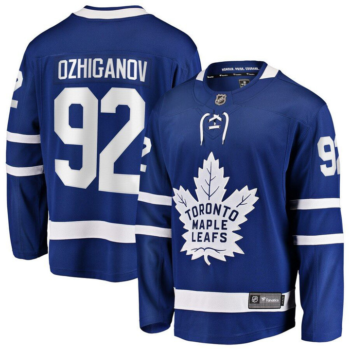 Igor Ozhiganov Toronto Maple Leafs Fanatics Branded Home Breakaway Player Jersey - Blue