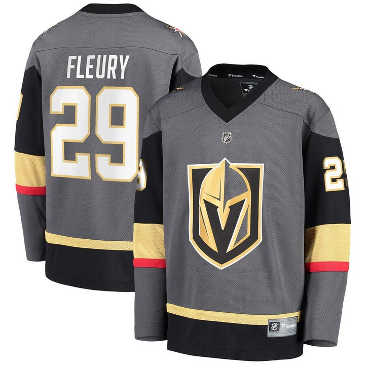 Marc-Andre Fleury Vegas Golden Knights Fanatics Branded Youth Home Replica Player Jersey - Black