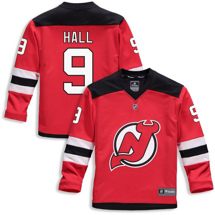 Taylor Hall New Jersey Devils Fanatics Branded Youth Replica Player Jersey - Red
