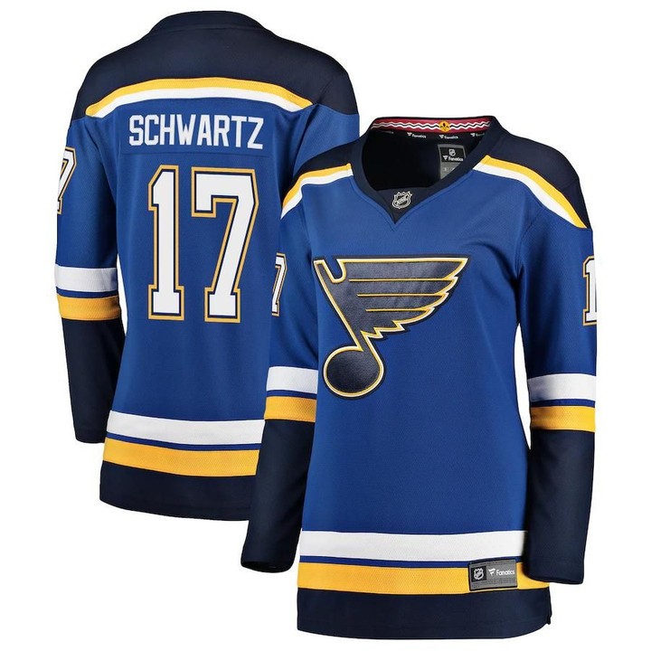 Jaden Schwartz St. Louis Blues Fanatics Branded Women's Breakaway Player Jersey - Blue