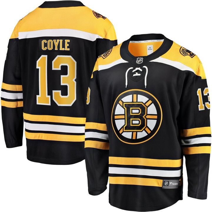 Charlie Coyle Boston Bruins Fanatics Branded Home Breakaway Player Jersey - Black