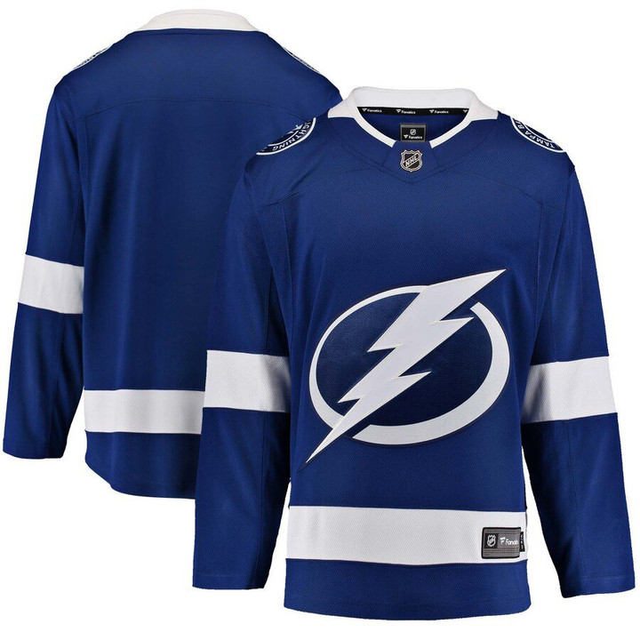 Tampa Bay Lightning Fanatics Branded Youth Breakaway Home Jersey - Blue