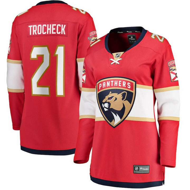 Vincent Trocheck Florida Panthers Fanatics Branded Women's Home Breakaway Player Jersey - Red
