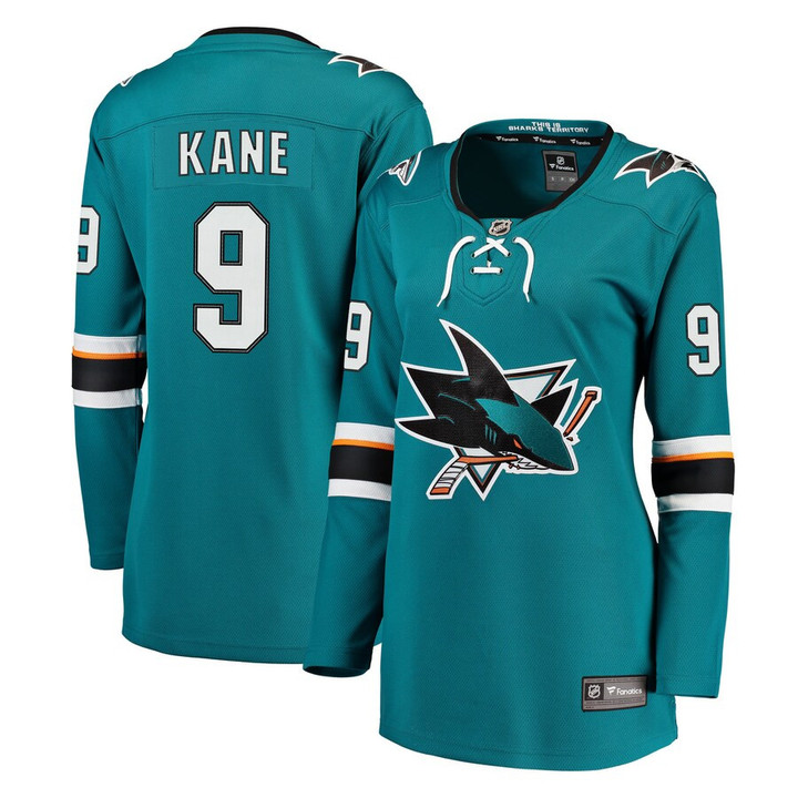 Evander Kane San Jose Sharks Fanatics Branded Women's Breakaway Jersey - Teal