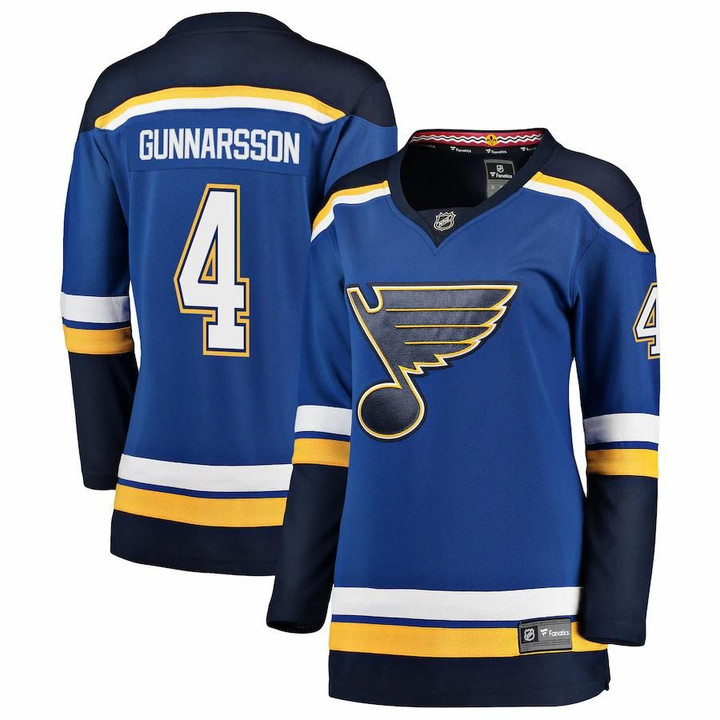 Carl Gunnarsson St. Louis Blues Fanatics Branded Women's Breakaway Player Jersey - Blue