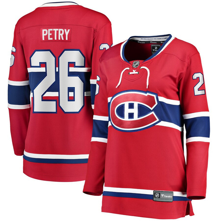 Jeff Petry Montreal Canadiens Fanatics Branded Women's Home Breakaway Player Jersey - Red
