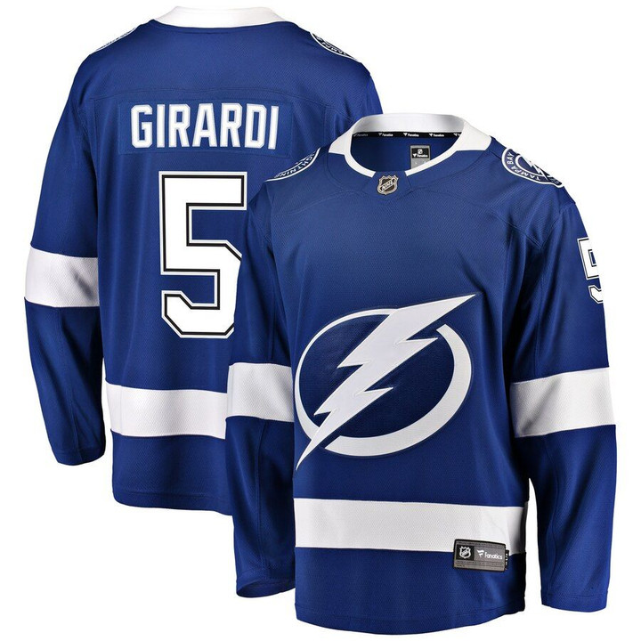 Dan Girardi Tampa Bay Lightning Fanatics Branded Home Breakaway Player Jersey - Blue