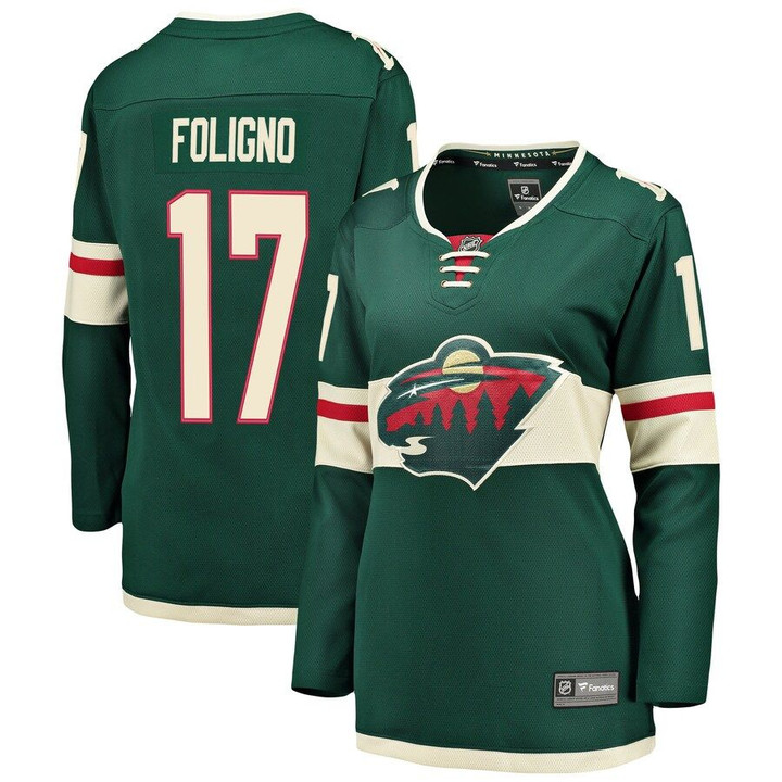 Marcus Foligno Minnesota Wild Fanatics Branded Women's Breakaway Player Jersey - Green