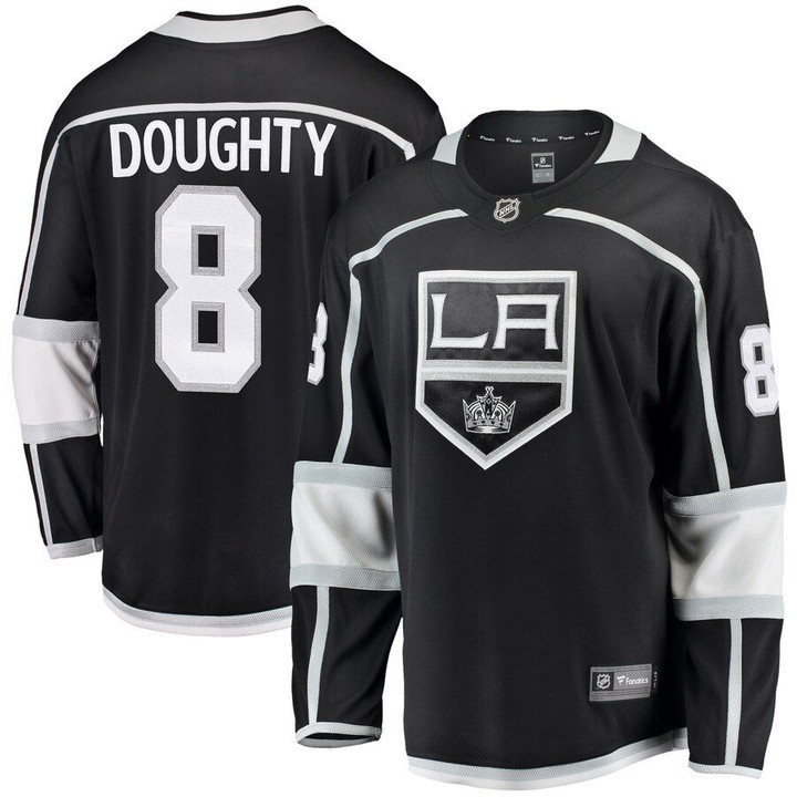 Drew Doughty Los Angeles Kings Fanatics Branded Youth Home Replica Player Jersey - Black