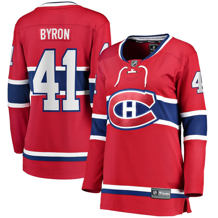 Paul Byron Montreal Canadiens Fanatics Branded Women's Home Breakaway Player Jersey - Red