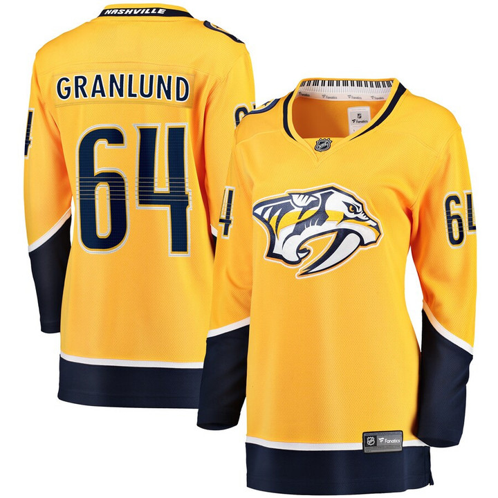 Mikael Granlund Nashville Predators Fanatics Branded Women's Home Breakaway Player Jersey - Gold