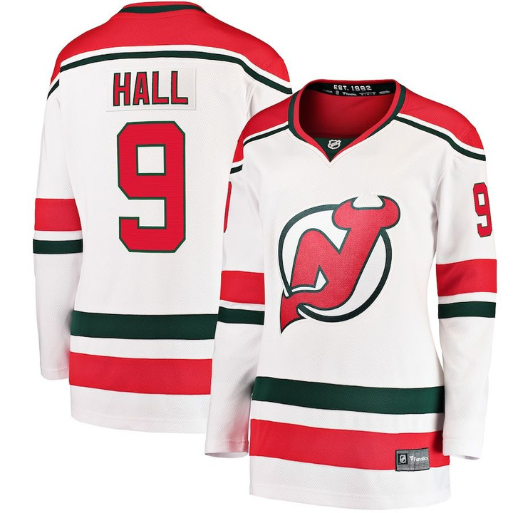 Taylor Hall New Jersey Devils Fanatics Branded Women's Alternate Breakaway Player Jersey - White