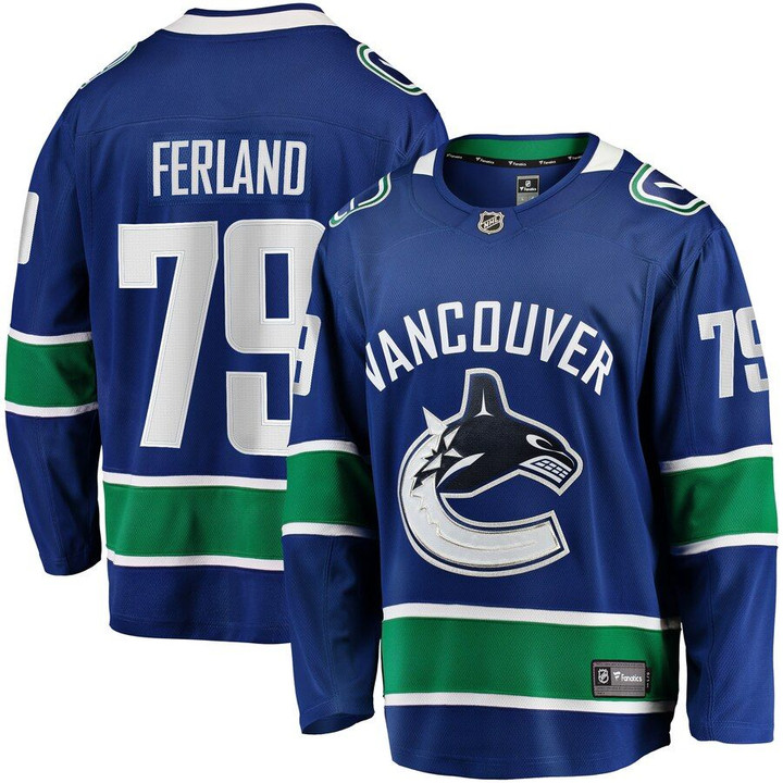 Micheal Ferland Vancouver Canucks Fanatics Branded Breakaway Team Color Player Jersey - Blue