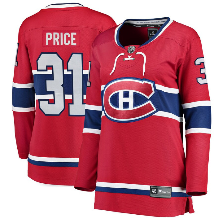 Carey Price Montreal Canadiens Fanatics Branded Women's Home Breakaway Player Jersey - Red