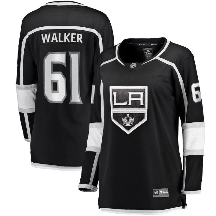 Sean Walker Los Angeles Kings Fanatics Branded Women's Home Breakaway Player Jersey - Black