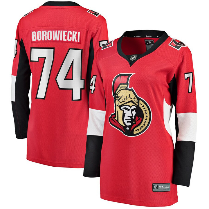 Mark Borowiecki Ottawa Senators Fanatics Branded Women's Home Breakaway Player Jersey - Red