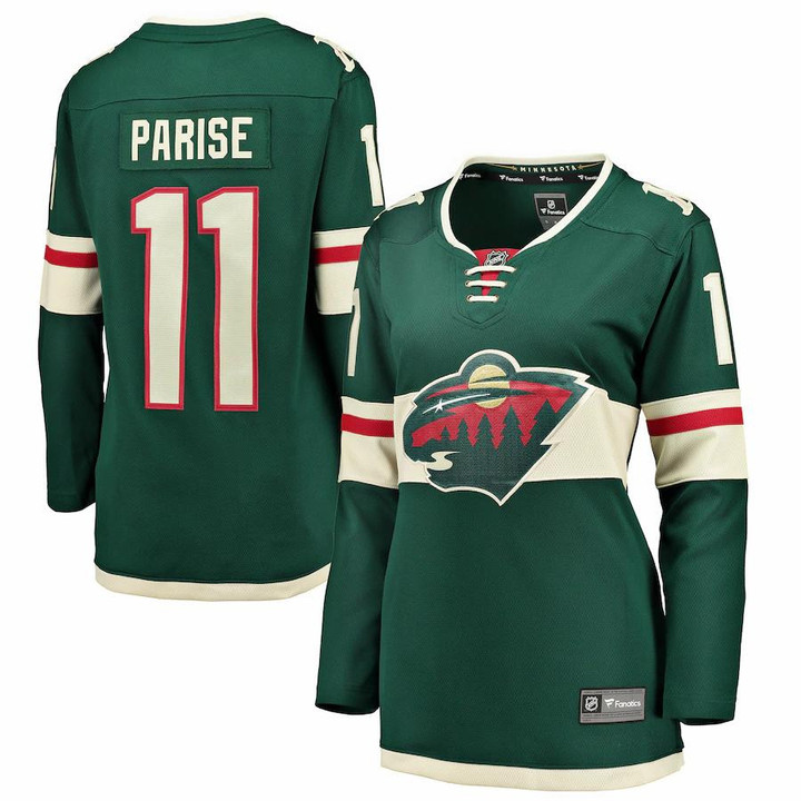 Zach Parise Minnesota Wild Fanatics Branded Women's Home Breakaway Player Jersey - Green