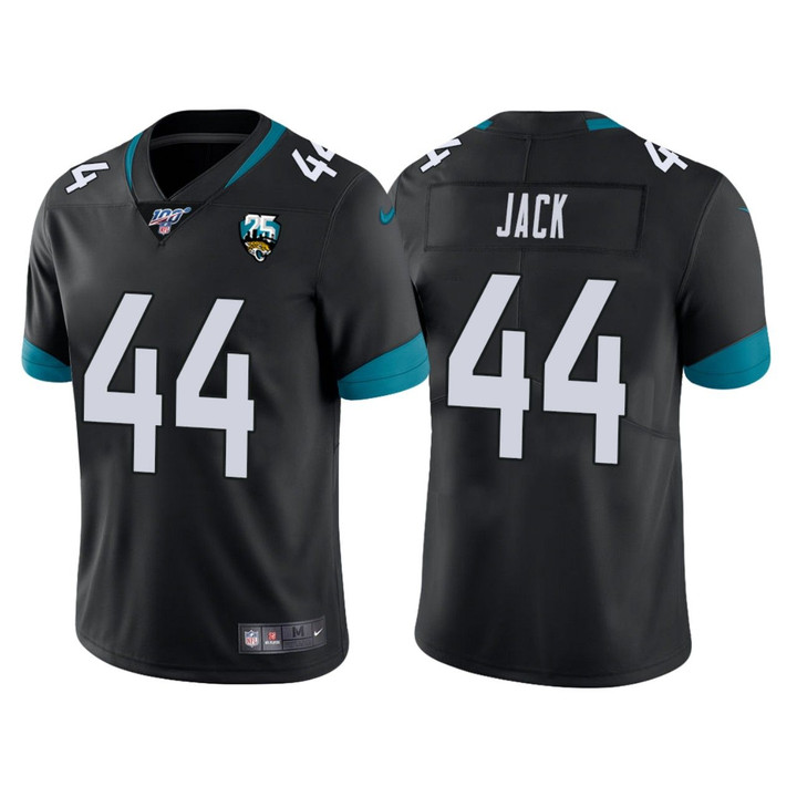 Jacksonville Jaguars 25th Anniversary Myles Jack Black Vapor Limited Jersey