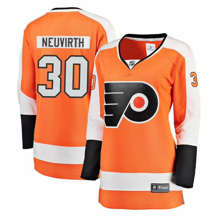 Michal Neuvirth Philadelphia Flyers Fanatics Branded Women's Breakaway Player Jersey - Orange