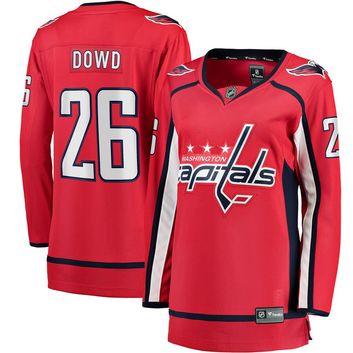 Nic Dowd Washington Capitals Fanatics Branded Women's Home Breakaway Player Jersey - Red