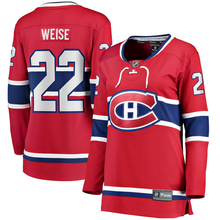 Dale Weise Montreal Canadiens Fanatics Branded Women's Home Breakaway Player Jersey - Red