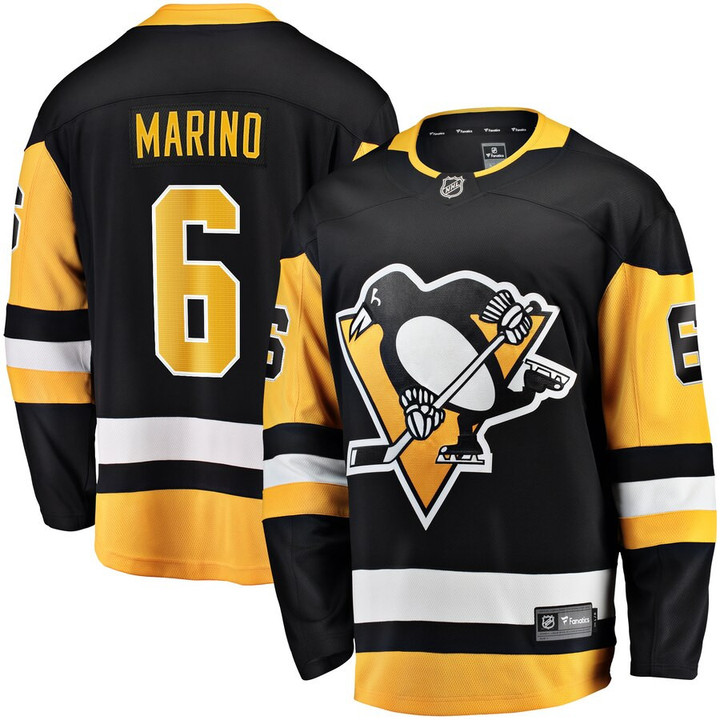 John Marino Pittsburgh Penguins Fanatics Branded Home Breakaway Player Jersey - Black