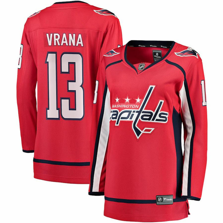 Jakub Vrana Washington Capitals Fanatics Branded Women's Breakaway Player Jersey - Red
