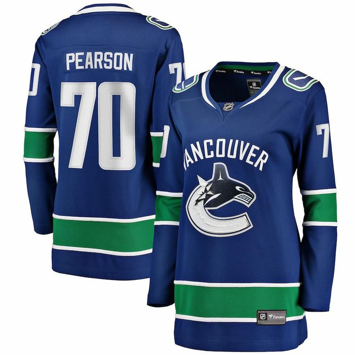Tanner Pearson Vancouver Canucks Fanatics Branded Women's Home Breakaway Player Jersey - Blue