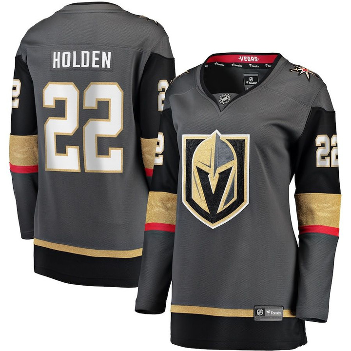 Nick Holden Vegas Golden Knights Fanatics Branded Women's Home Breakaway Player Jersey - Black