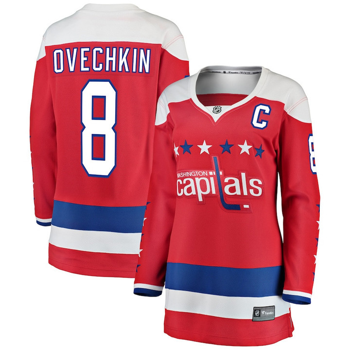 Alexander Ovechkin Washington Capitals Fanatics Branded Women's Alternate Breakaway Player Jersey - Red