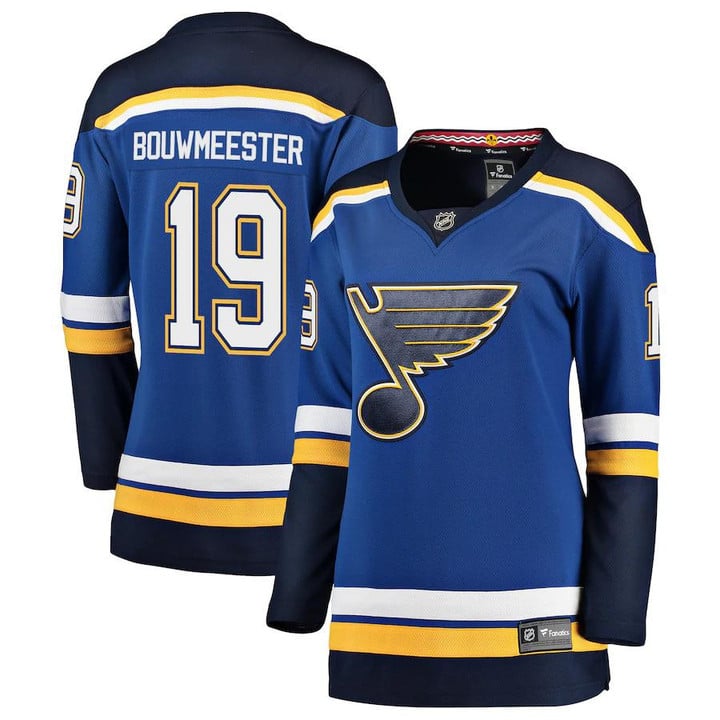 Jay Bouwmeester St. Louis Blues Fanatics Branded Women's Breakaway Player Jersey - Blue