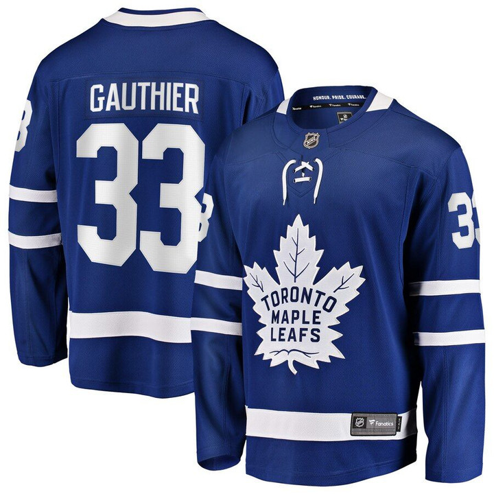 Frederik Gauthier Toronto Maple Leafs Fanatics Branded Home Breakaway Player Jersey - Blue
