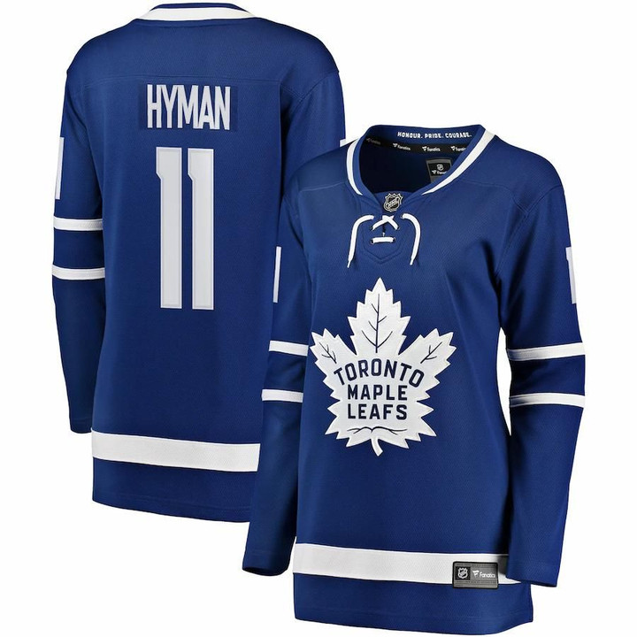 Zach Hyman Toronto Maple Leafs Fanatics Branded Women's Breakaway Player Jersey - Blue