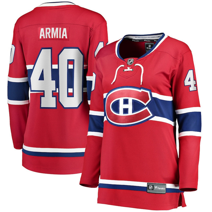 Joel Armia Montreal Canadiens Fanatics Branded Women's Home Breakaway Player Jersey - Red