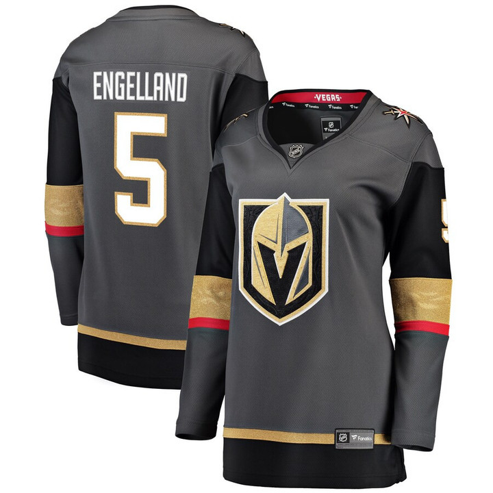 Deryk Engelland Vegas Golden Knights Fanatics Branded Women's Breakaway Player Jersey - Black