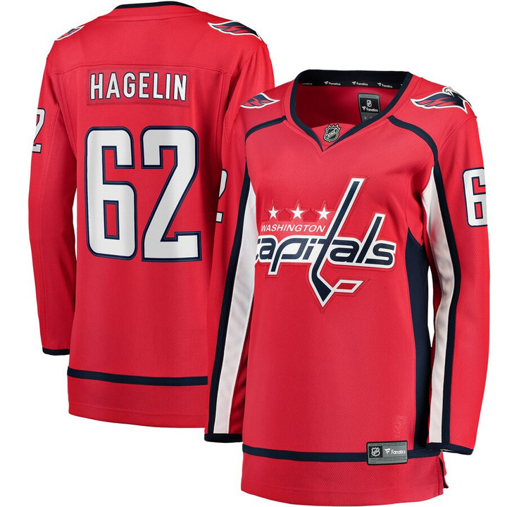 Carl Hagelin Washington Capitals Fanatics Branded Women's Home Breakaway Player Jersey - Red