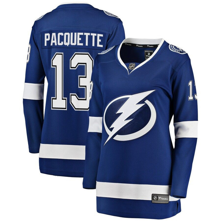 Cedric Paquette Tampa Bay Lightning Fanatics Branded Women's Breakaway Player Jersey - Blue