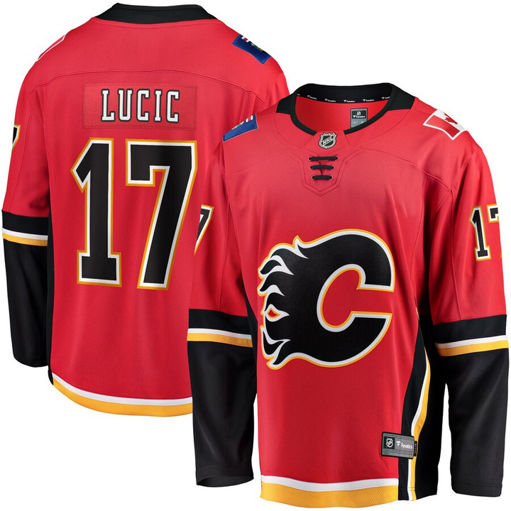 Milan Lucic Calgary Flames Fanatics Branded Replica Player Jersey - Red