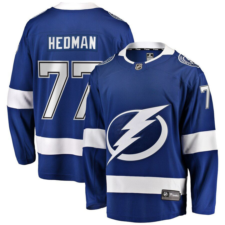 Victor Hedman Tampa Bay Lightning Fanatics Branded Youth Home Premier Breakaway Player Jersey - Blue