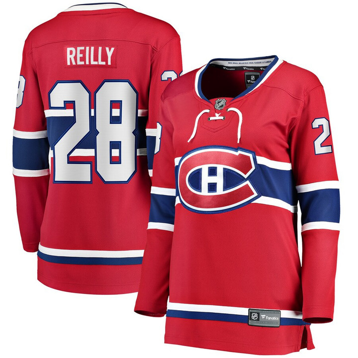 Mike Reilly Montreal Canadiens Fanatics Branded Women's Home Breakaway Player Jersey - Red