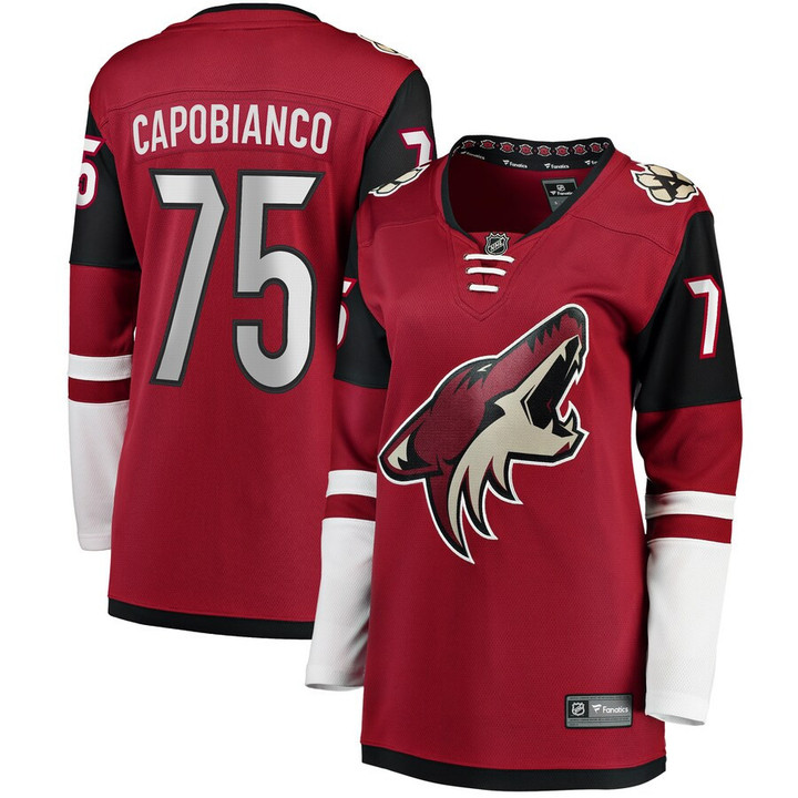 Kyle Capobianco Arizona Coyotes Fanatics Branded Women's Home Breakaway Player Jersey - Garnet