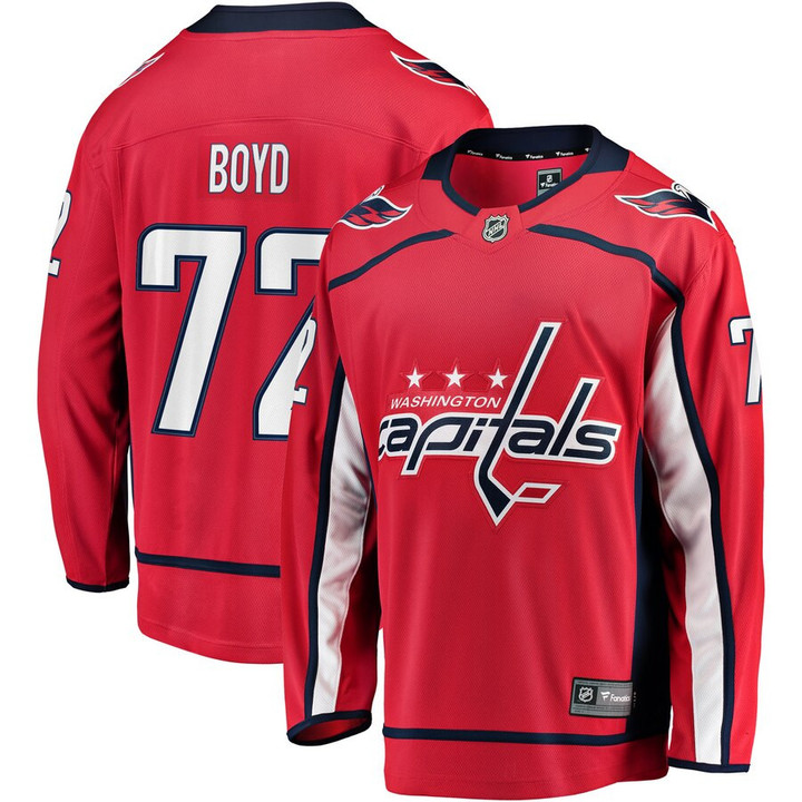 Travis Boyd Washington Capitals Fanatics Branded Home Breakaway Player Jersey - Red