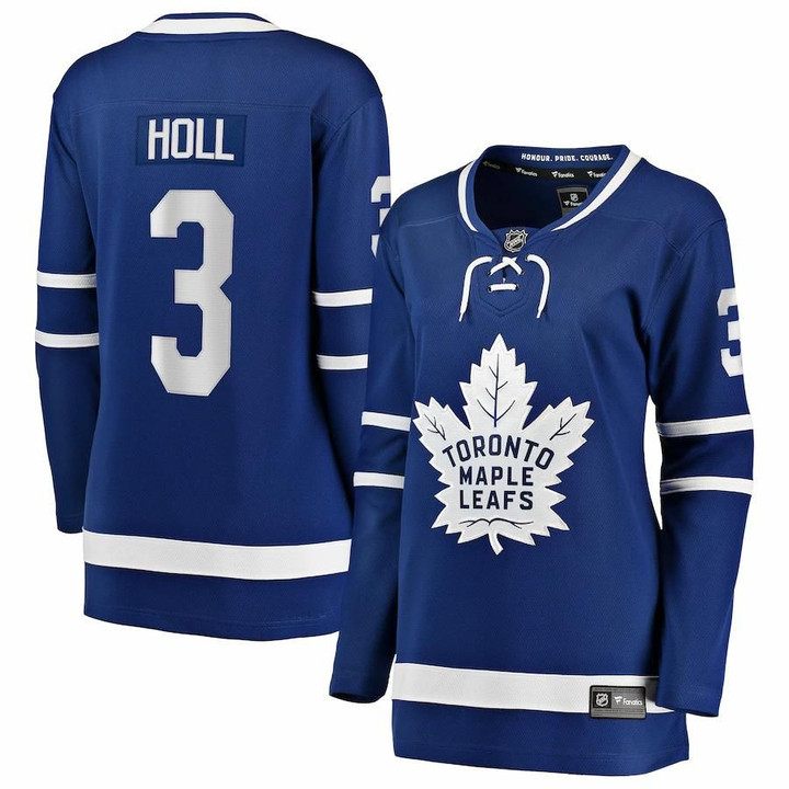 Justin Holl Toronto Maple Leafs Fanatics Branded Women's Home Breakaway Player Jersey - Blue