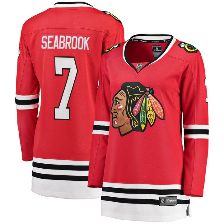 Brent Seabrook Chicago Blackhawks Fanatics Branded Women's Breakaway Player Jersey - Red