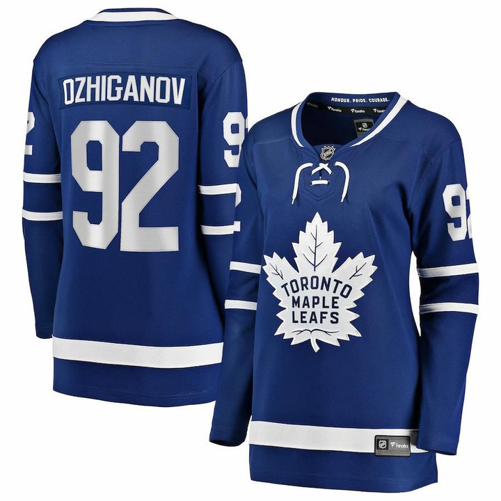 Igor Ozhiganov Toronto Maple Leafs Fanatics Branded Women's Home Breakaway Player Jersey - Blue