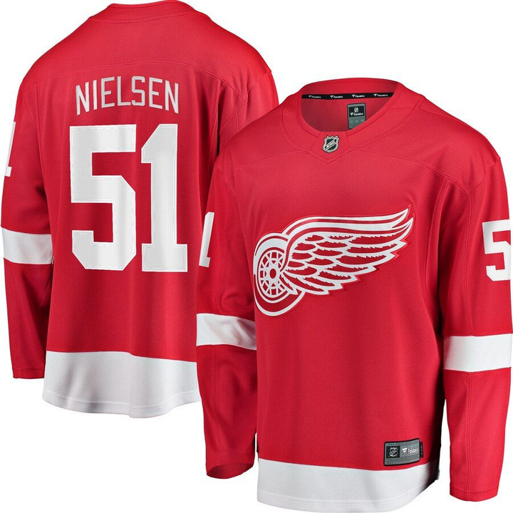 Frans Nielsen Detroit Red Wings Fanatics Branded Youth Breakaway Player Jersey - Red
