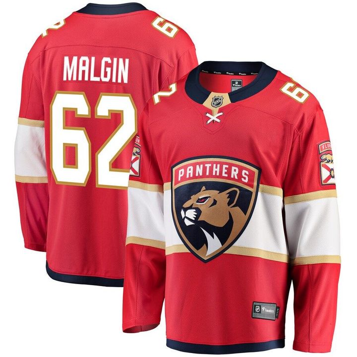 Denis Malgin Florida Panthers Fanatics Branded Breakaway Jersey - Red