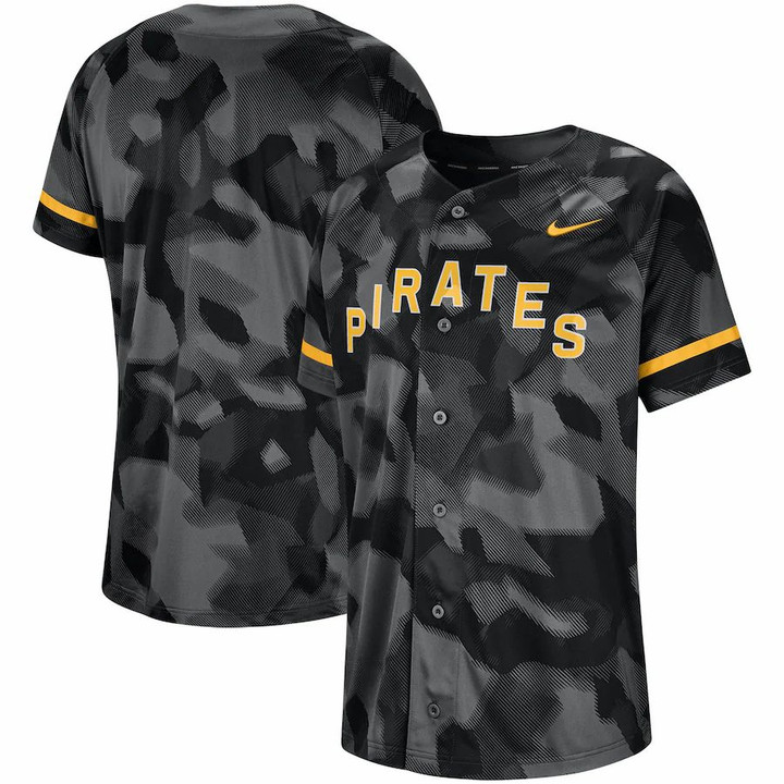 Pittsburgh Pirates Nike Camo Jersey - Black