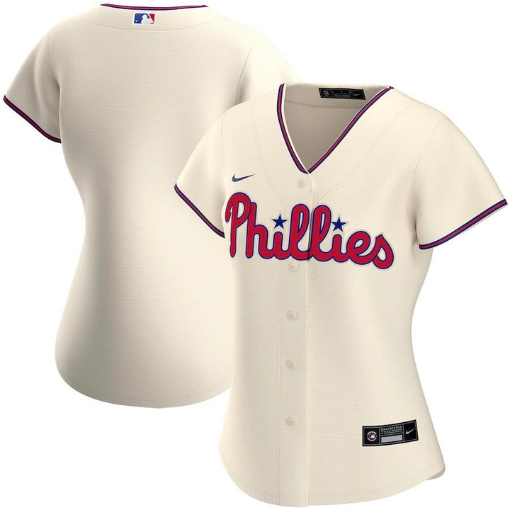 Philadelphia Phillies Nike Women's Alternate 2020 Replica Team Jersey - Cream